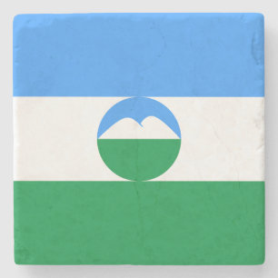 Posavasos De Piedra Bandera de Kabardino Balkaria