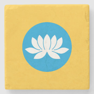 Posavasos De Piedra Bandera de Kalmukia