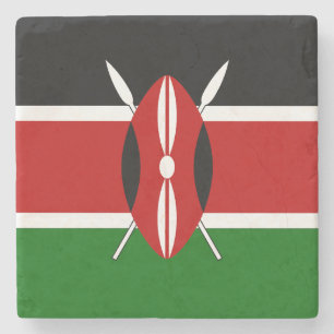 Posavasos De Piedra Bandera de Kenia