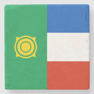 Posavasos De Piedra Bandera de Khakasia