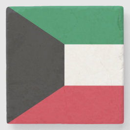 Posavasos De Piedra Bandera de Kuwait