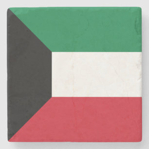 Posavasos De Piedra Bandera de Kuwait