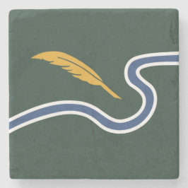 Posavasos De Piedra Bandera de la ciudad de Northampton (Massachusetts