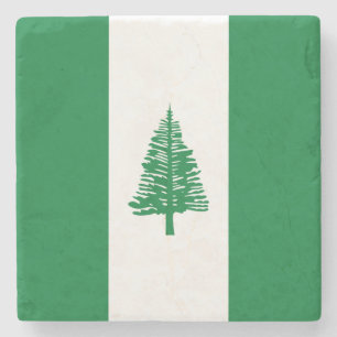 Posavasos De Piedra Bandera de la Isla Norfolk