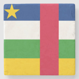Posavasos De Piedra Bandera de la República Centroafricana