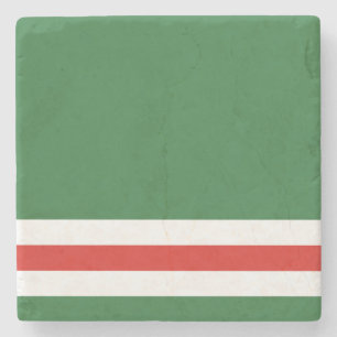 Posavasos De Piedra Bandera de la República Chechena de Ichkeria