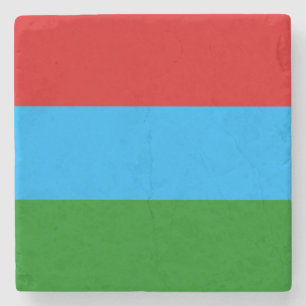 Posavasos De Piedra Bandera de la República de Carelia