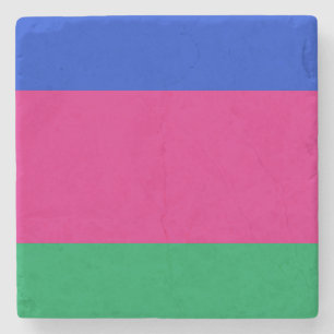 Posavasos De Piedra Bandera de la República Popular de Kubán