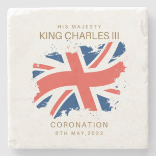 Posavasos De Piedra Bandera de la Unión del Rey Carlos III
