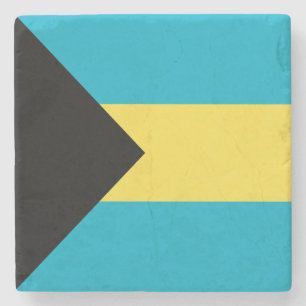 Posavasos De Piedra Bandera de las Bahamas