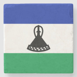 Posavasos De Piedra Bandera de Lesoto