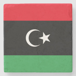 Posavasos De Piedra Bandera de Libia