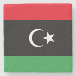 Posavasos De Piedra Bandera de Libia