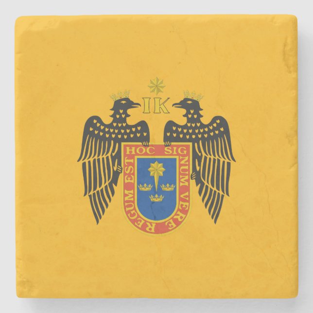 Posavasos De Piedra Bandera de Lima (Perú) (Anverso)