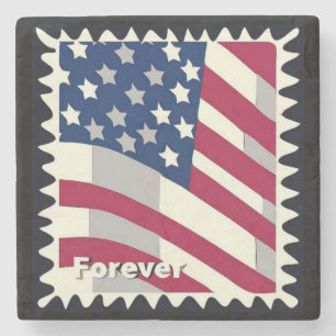 POSAVASOS DE PIEDRA BANDERA DE LOS ESTADOS UNIDOS DE AMÉRICA PARA SIEM
