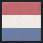 Posavasos De Piedra Bandera de los Países Bajos<br><div class="desc">Bandera patriótica de los Países Bajos.</div>