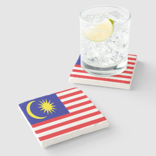 Posavasos De Piedra Bandera de Malasia