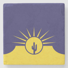 Posavasos De Piedra Bandera de Mesa (Arizona, Estados Unidos)