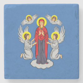 Posavasos De Piedra Bandera de Minsk (Belarús)