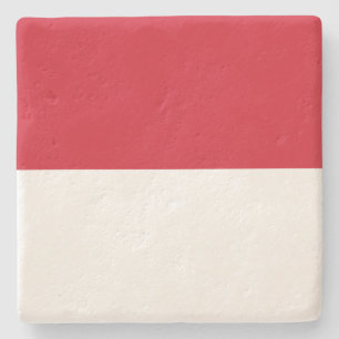 Posavasos De Piedra Bandera de Mónaco