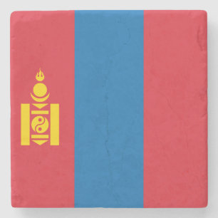 Posavasos De Piedra Bandera de Mongolia