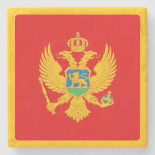 Posavasos De Piedra Bandera de Montenegro