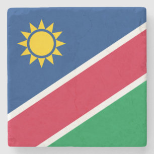 Posavasos De Piedra Bandera de Namibia (África meridional)