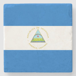 Posavasos De Piedra Bandera de Nicaragua