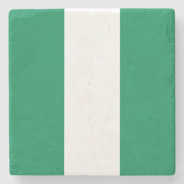 Posavasos De Piedra Bandera de Nigeria (Anverso)