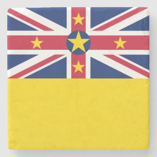 Posavasos De Piedra Bandera de Niue