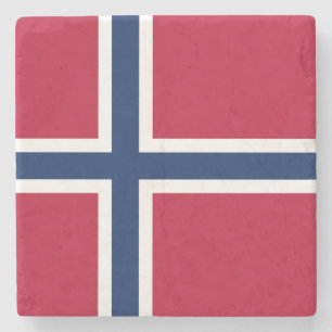 Posavasos De Piedra Bandera de Noruega