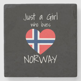 Posavasos De Piedra Bandera de Noruega