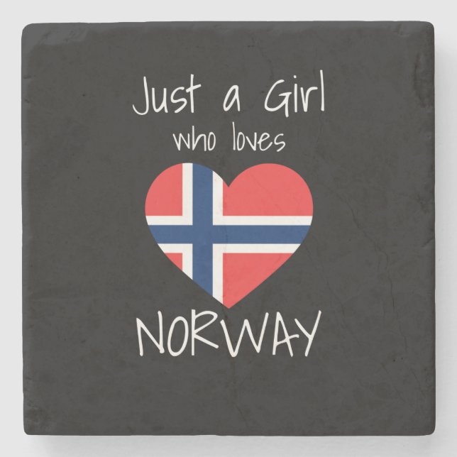 Posavasos De Piedra Bandera de Noruega (Anverso)