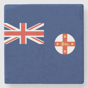 Posavasos De Piedra Bandera de Nueva Gales del Sur (Estado australiano