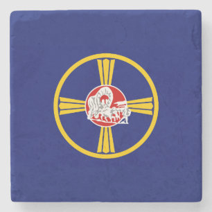 Posavasos De Piedra Bandera de Omaha (Nebraska)