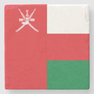 Posavasos De Piedra Bandera de Omán