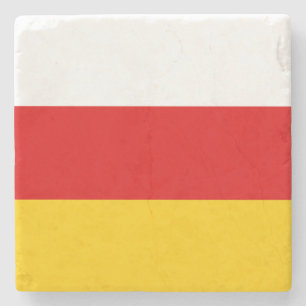 Posavasos De Piedra Bandera de Osetia del Sur
