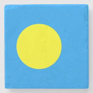 Posavasos De Piedra Bandera de Palaos