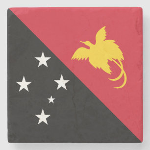 Posavasos De Piedra Bandera de Papúa Nueva Guinea