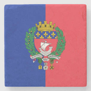Posavasos De Piedra Bandera de París (Francia)