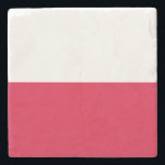 Posavasos De Piedra Bandera de Polonia<br><div class="desc">Bandera patriótica de Polonia.</div>