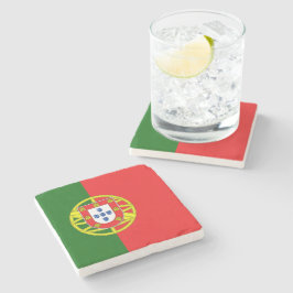 Posavasos De Piedra Bandera de Portugal