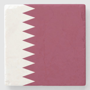 Posavasos De Piedra Bandera de Qatar