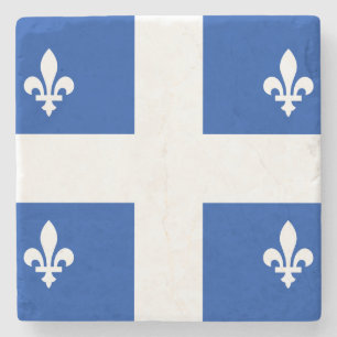 Posavasos De Piedra Bandera de Quebec