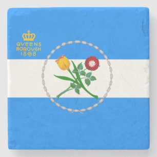 Posavasos De Piedra Bandera de Queens (municipio de Nueva York)