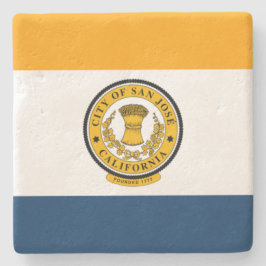 Posavasos De Piedra Bandera de San José (California)
