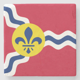 Posavasos De Piedra Bandera de San Luis (Misuri)
