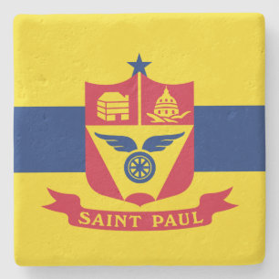 Posavasos De Piedra Bandera de San Pablo (Minnesota)