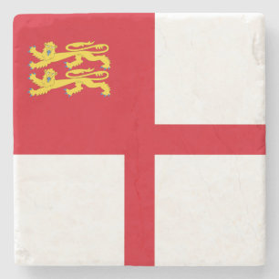 Posavasos De Piedra Bandera de Sark
