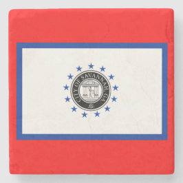 Posavasos De Piedra Bandera de Savannah (Georgia)